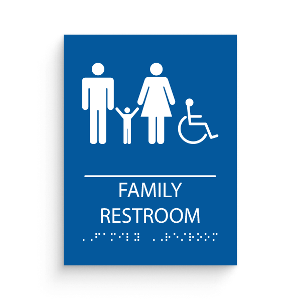 Family Restroom - with Disability Icon