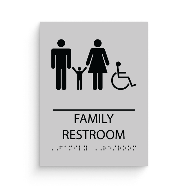Family Restroom - with Disability Icon
