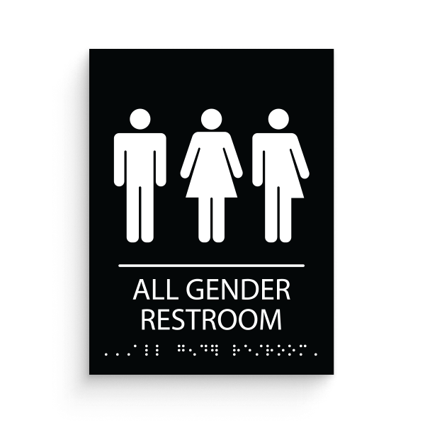 Restroom Signs with all genders