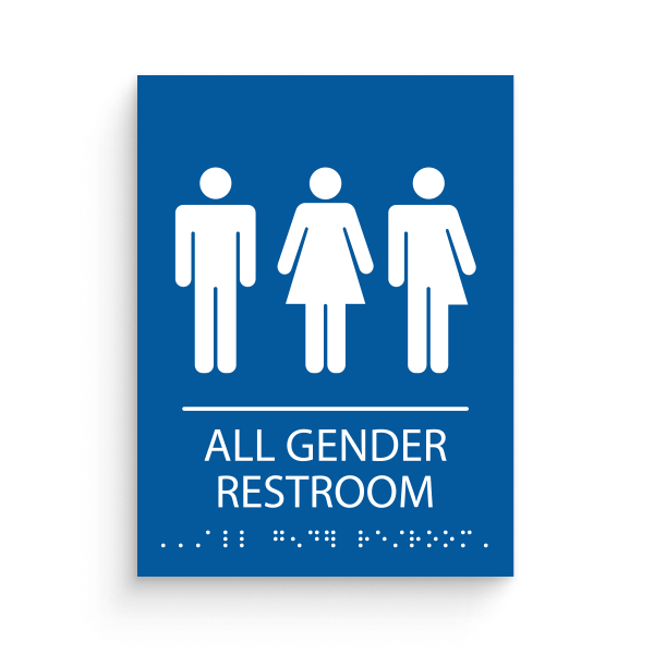Restroom Signs with all genders