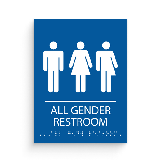 Restroom Signs with all genders