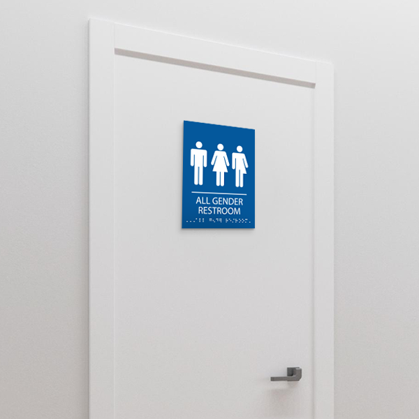 Restroom Signs with all genders