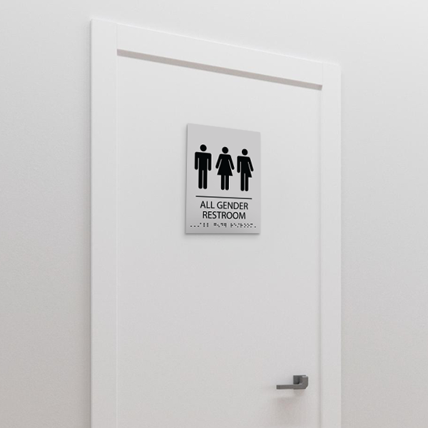 Restroom Signs with all genders