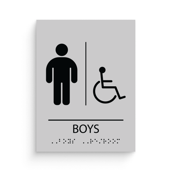 Restroom for Boys with disable icon