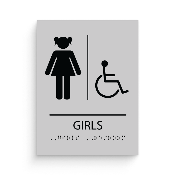 Restroom for Girls with disable icon