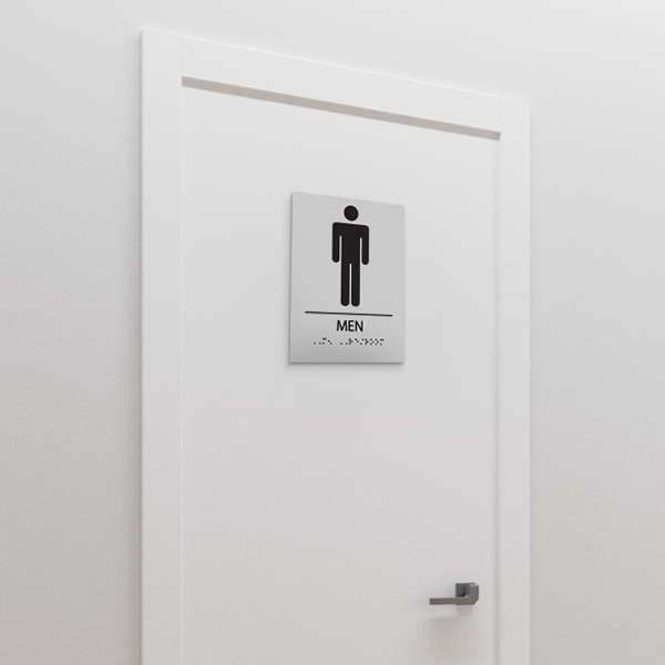 Restroom Sign for Men