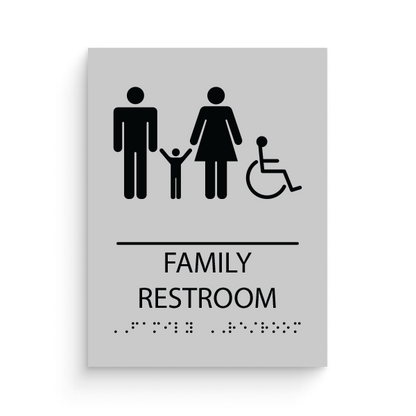 Family Restroom - with Disability Icon