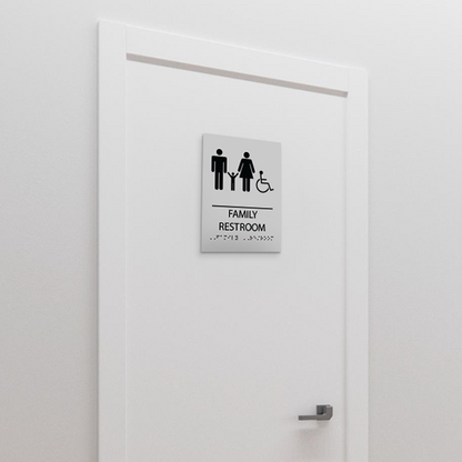 Family Restroom - with Disability Icon